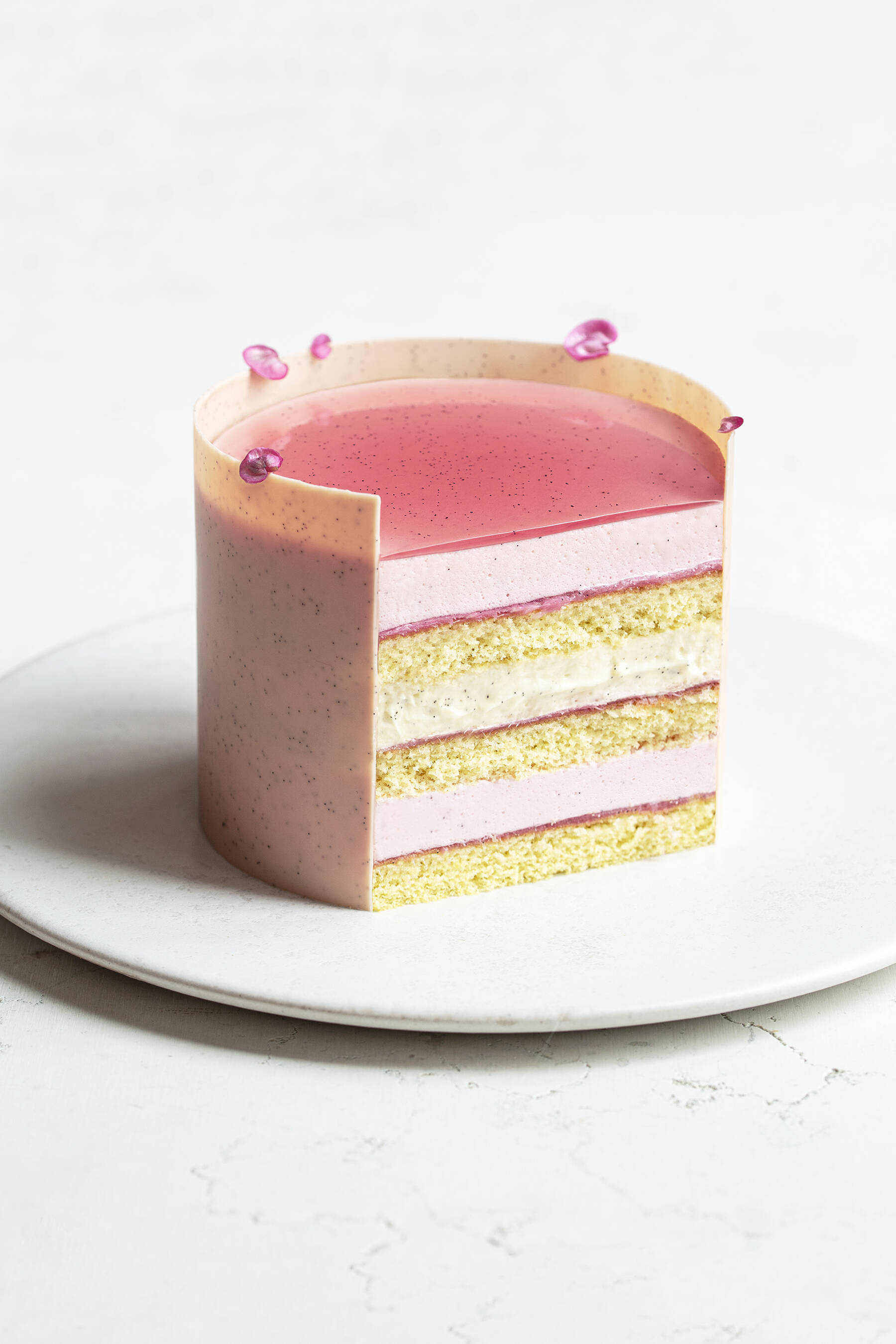Rhubarb layer cake