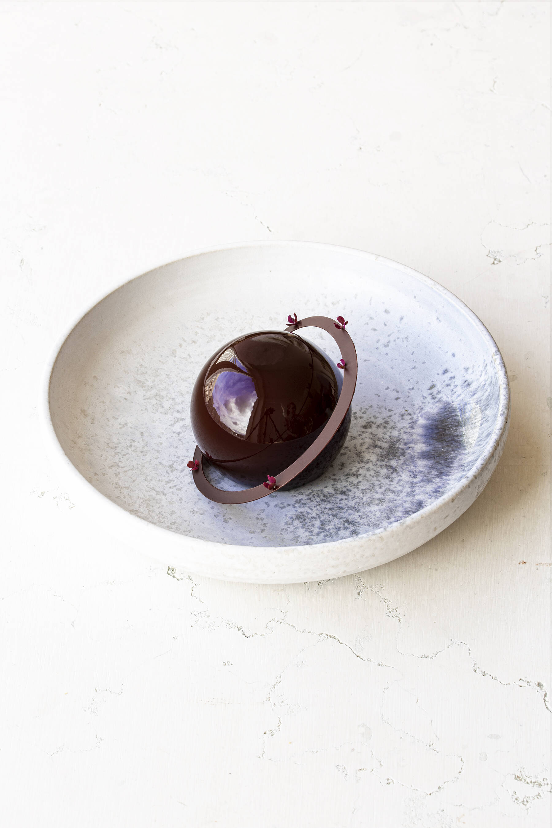 Banana bomb with chocolate